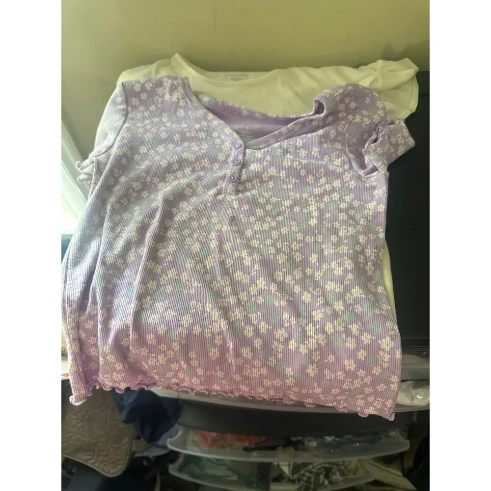 NWT Member's Mark 2 Piece Girls Playwear Set 10 k4